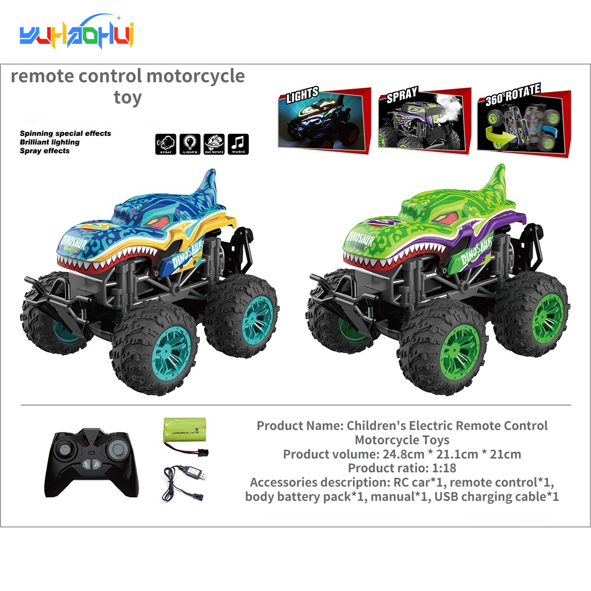 Mini RC Motorcycle Toys 1:18 2.4G RC Racing Motorcycle Dual Motor Speed Regulator RC Car Outdoor Children&s RC Motorcycle Toys